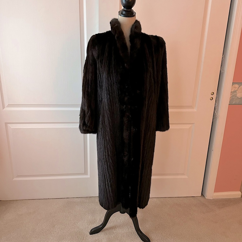 Ribbed Mink Coat - Custom Made